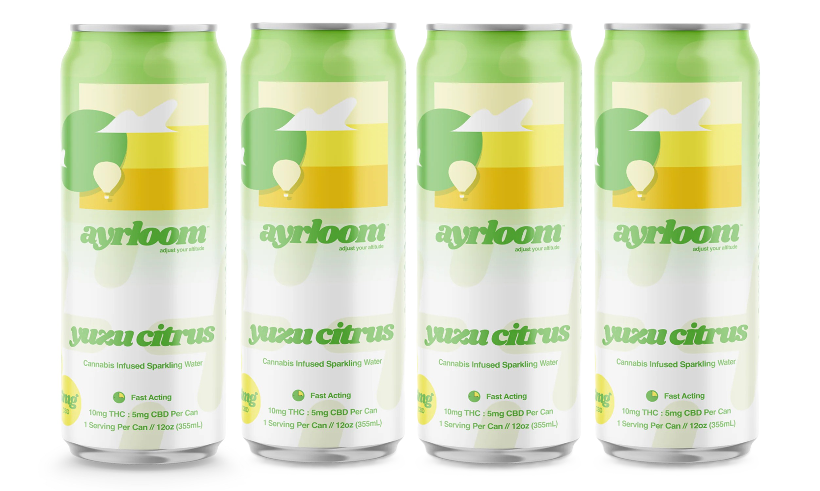 Photograph of product: Ayrloom | Yuzu Citrus 2:1 Beverage 4 Pack