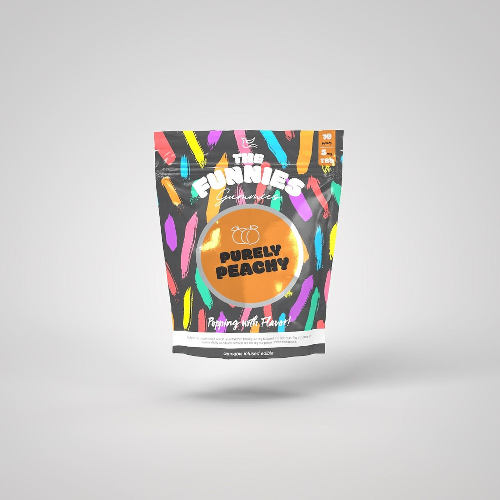 Photograph of product: PURELY PEACHY GUMMIES | 20PK | 100MG