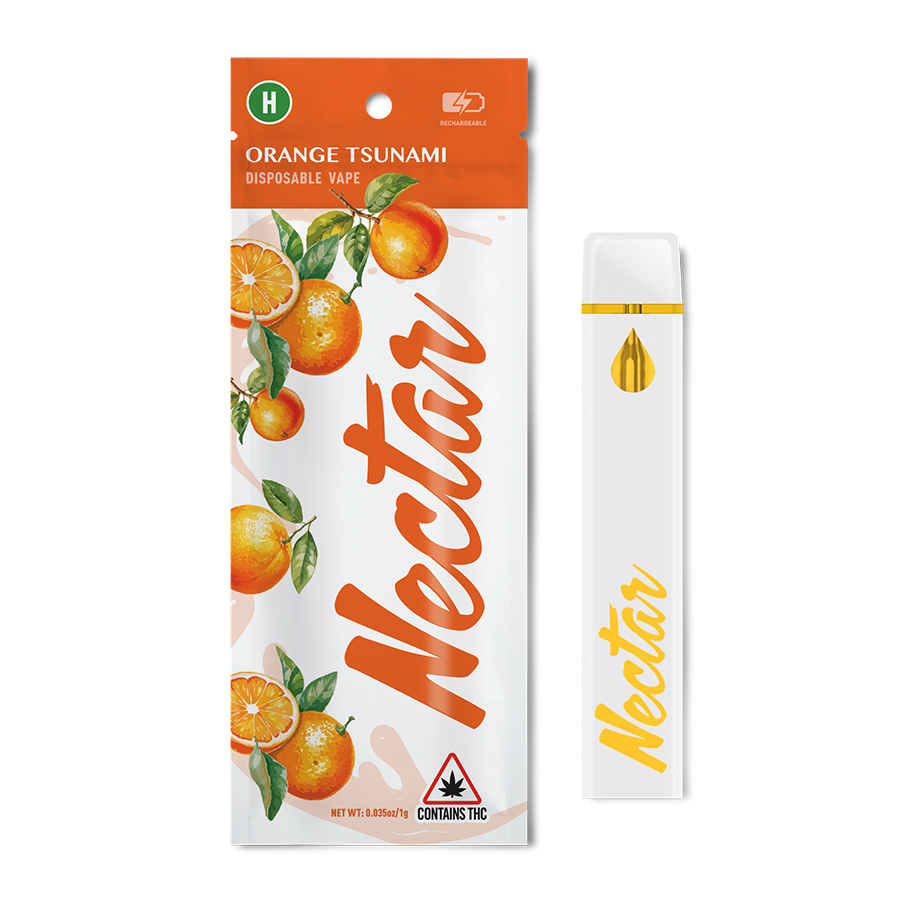 Photograph of product: Orange Tsunami (Disposable) | 1g