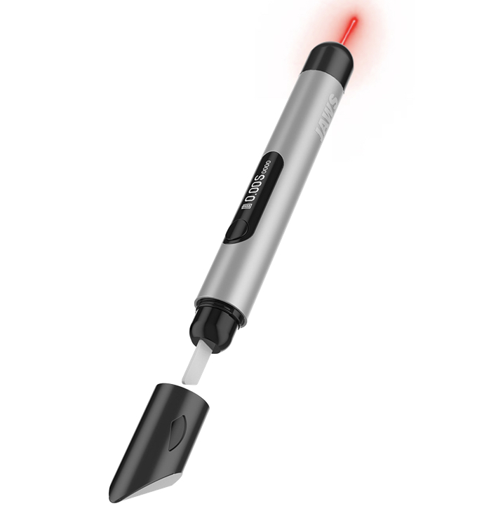 Photograph of product: Yocan Black JAWS | 1800mah Hot Knife and Thermometer | Assorted Colors
