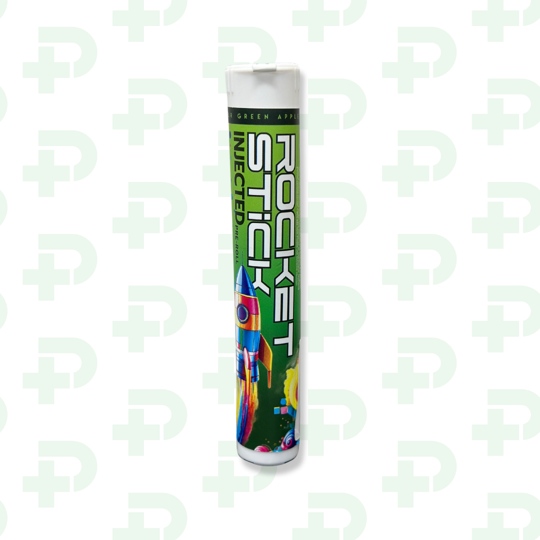 Photograph of product: Rocket Stick Infused Preroll - Sour Green Apple
