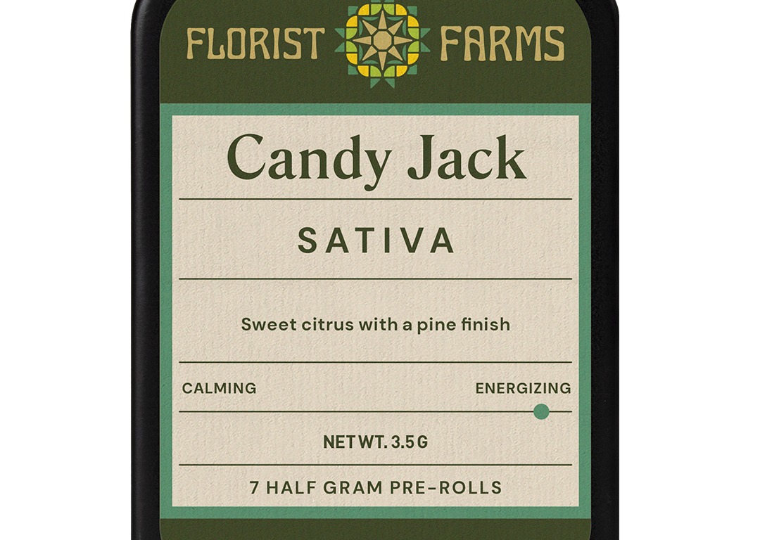 Photograph of product: Florist Farms | Candy Jack | Live Resin Infused Pre-Rolls | 5pk