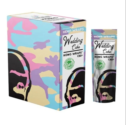 Photograph of product: KONG - Organic CBD Hemp Wraps - Wedding Cake 2pk | TAX INCLUDED