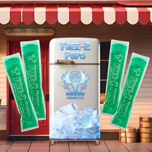 Photograph of product: Lemon Lime | Free-Z Pops | 4 Pack (100MG)