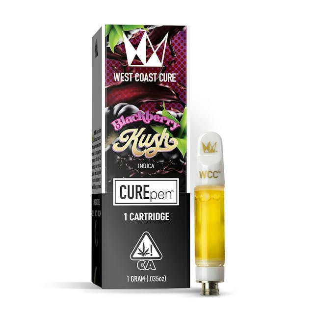Photograph of product: Blackberry Kush  | 1g Cartridge