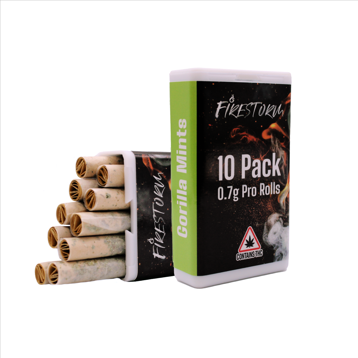 Photograph of product: FCC | Gorilla Mints | 10 Joints x (.7g)