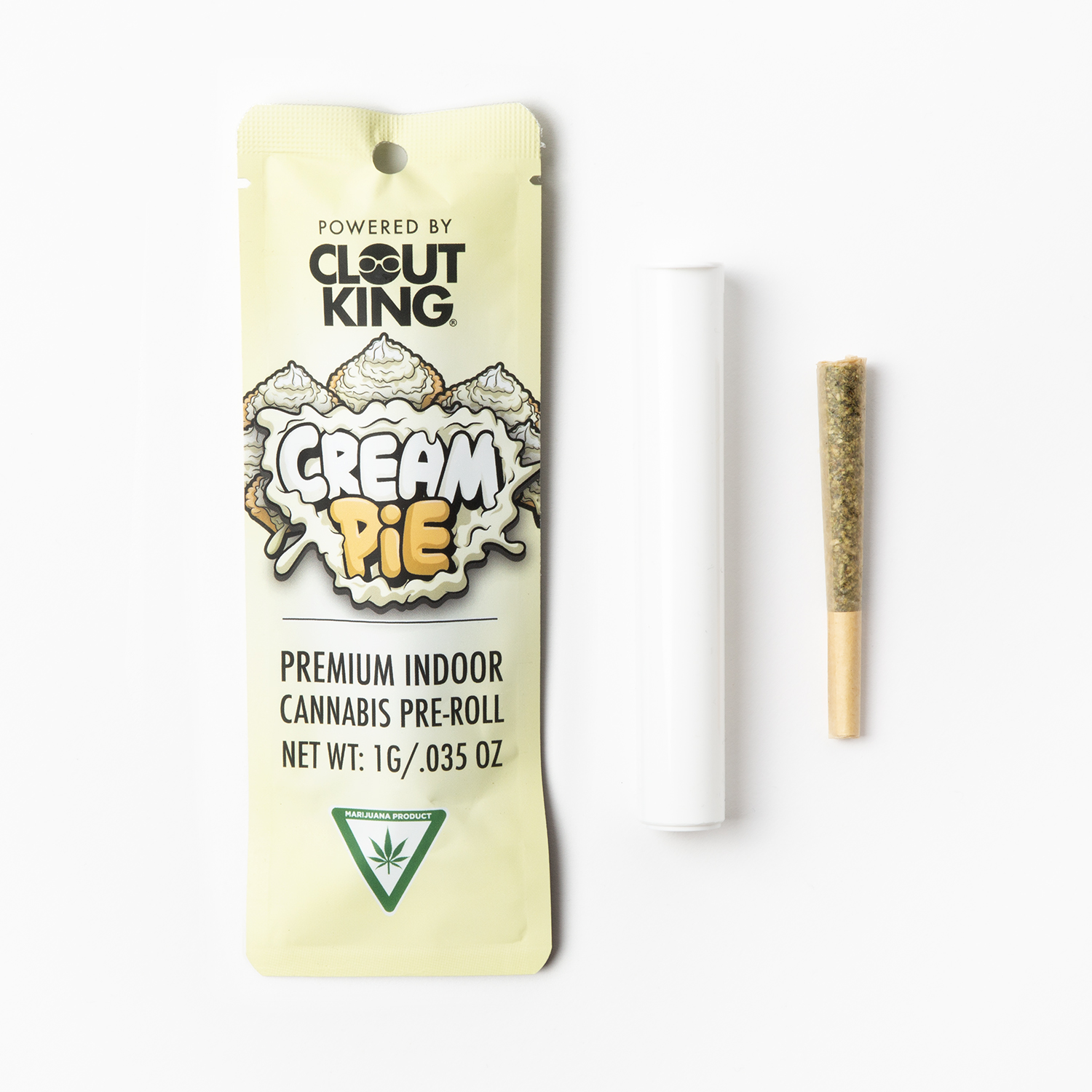 Photograph of product: Clout King - 1g Preroll - Cream Pie