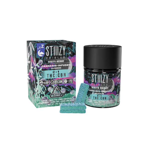 Photograph of product: White Berry 2:1 TH-oui:CBN Gummies 100mg