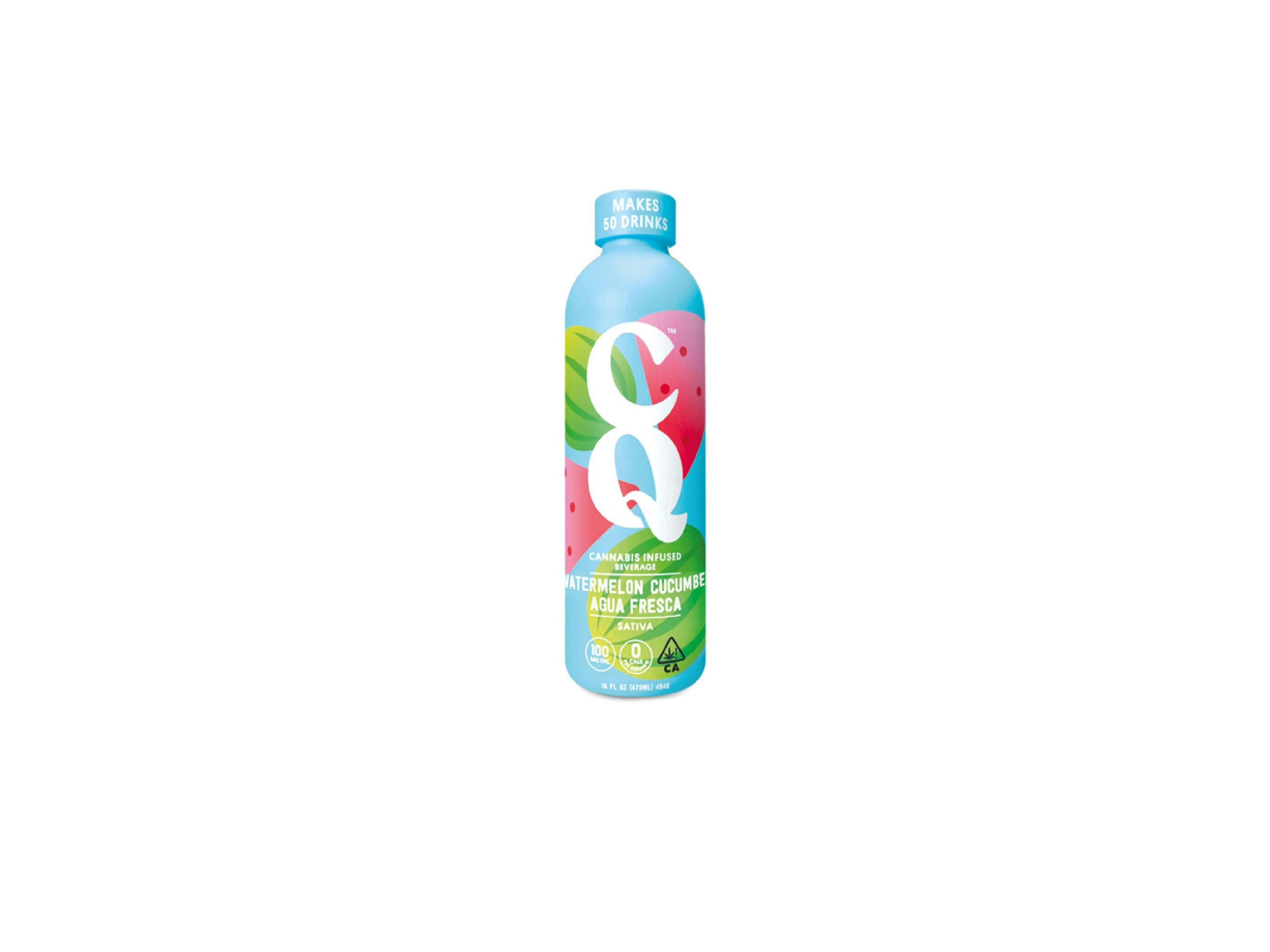 Photograph of product: Oui'd Quencher Drink 16oz Watermelon Agua Fresca 100mg