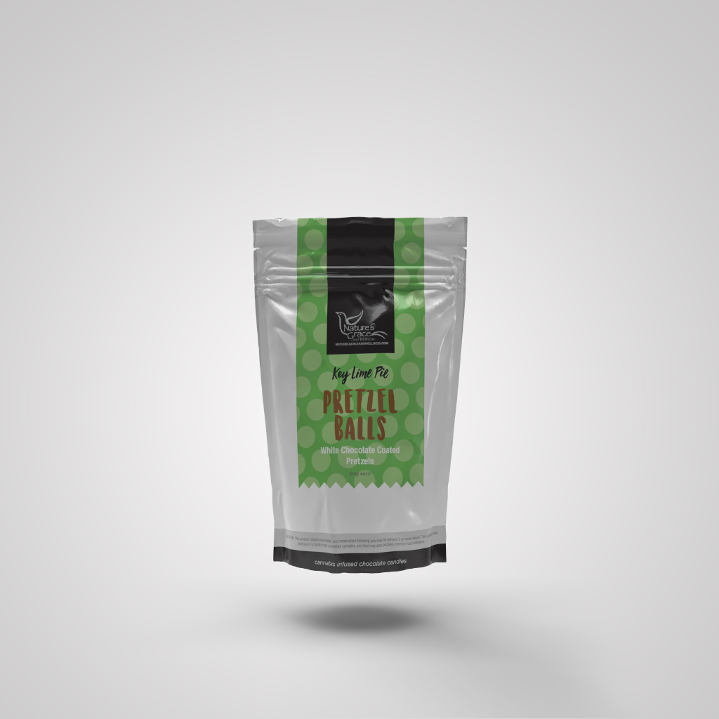Photograph of product: KEY LIME PIE PRETZEL BALLS | 10PK | 50MG
