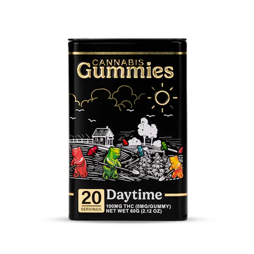 Photograph of product: 20-Pack Daytime Gummies (5mg per gummy) - Blue Razz [2:1:1 TH-oui:CBD:CBG]