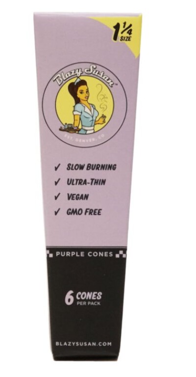 Photograph of product: ESD | Blazy Susan | Cones | 1+1/4 Size | 6ct | Purple | 1
