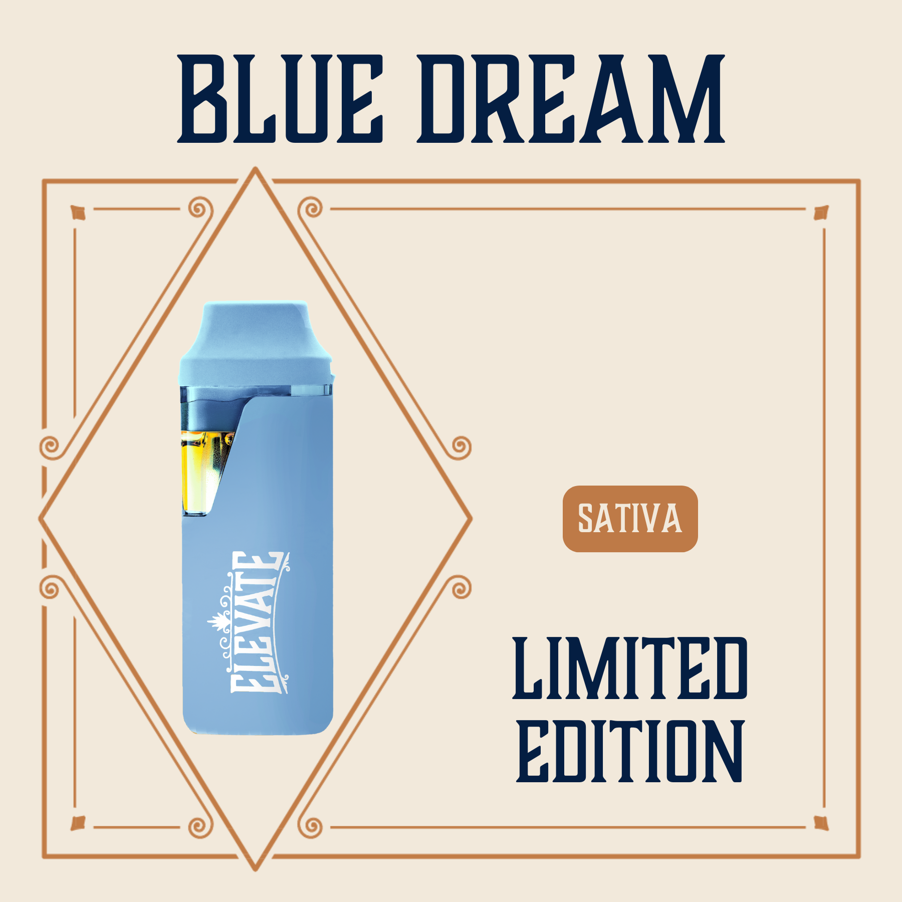 Photograph of product: Blue Dream Limited Edition Botanical Min-E-Bar | 0.5g