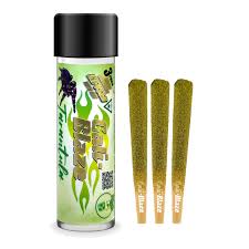 Photograph of product: Cali-Blaze | Green Apple | 3pk/1G Liquid Diamond Infused Tarantulas