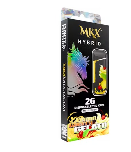 Photograph of Product: MKX - Disposable 2g - Lemon Cherry Gelato - Hybrid
