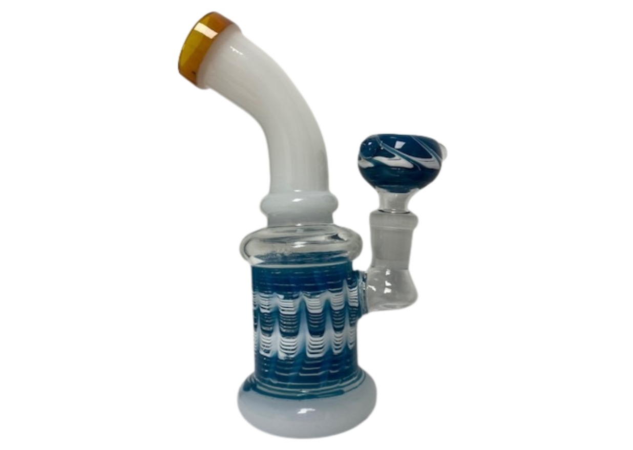 Photograph of product: LuvBuds | Wrap and Rake Bong/Rig  | 6" w/ flower bowl