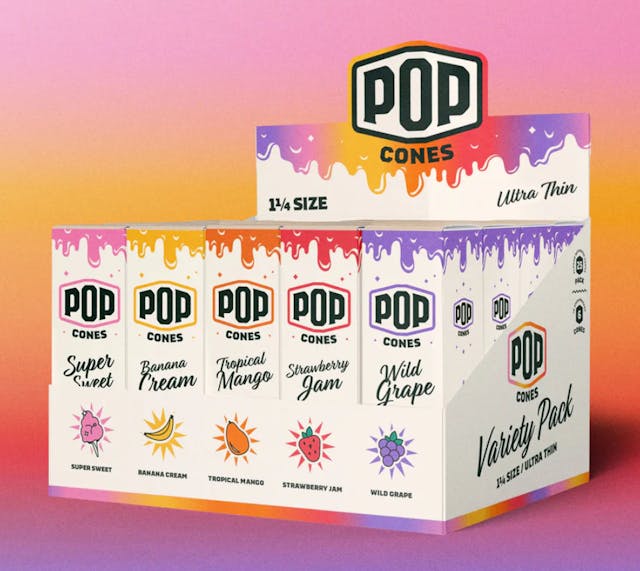 Photograph of product: POP Cones | Flavored | 6 Pack - 