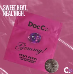 Photograph of product: Grape 2:1 TH-oui:CBN Gummy 4pk ( I ) | 100mg