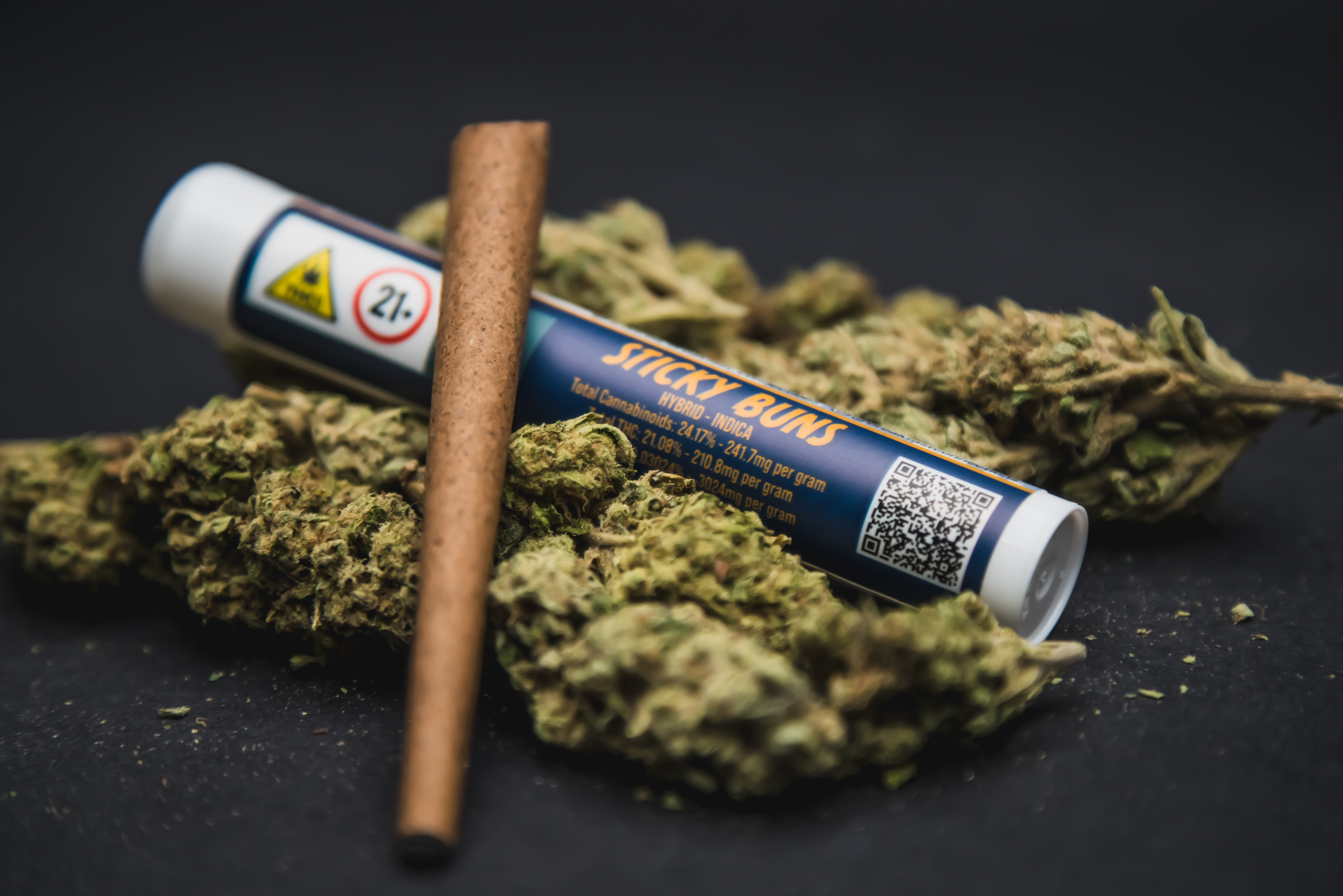 Photograph of Product: Breakfast Connections | Sticky Buns | Blunt | Indica-Hybrid