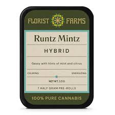 Photograph of product: Florist Farms I Runtz Mintz I Multi Pk Pre Roll 3.5g I Hybrid