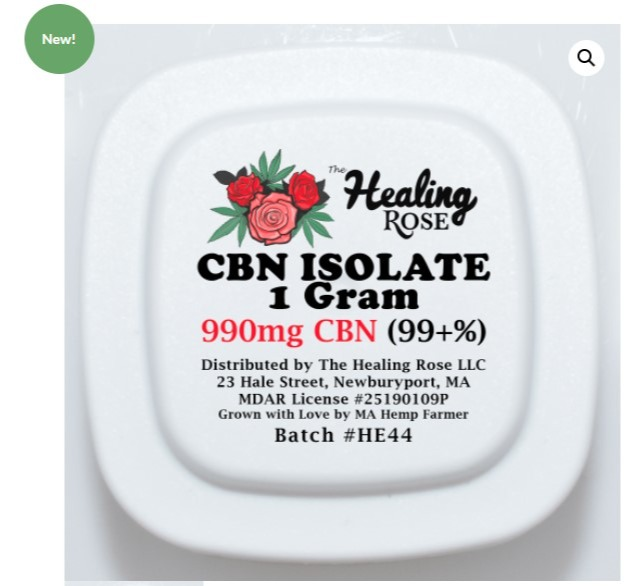 Photograph of Product: CBN Isolate
