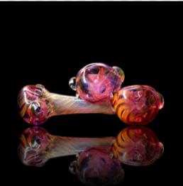Photograph of product: Color & Fume PIG Pipe Shredder Glass