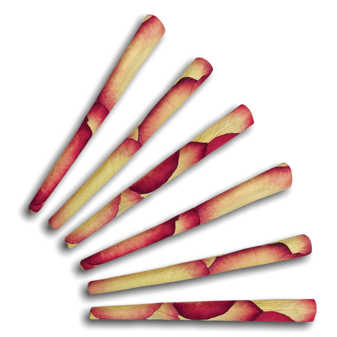 Photograph of product: Puff Exotics Royal Blood Rose Petal Cone 2pk