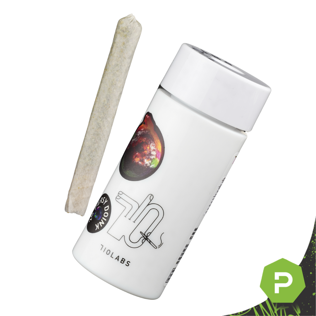 Photograph of product: 710 Labs Hash Infused Joint | Cherry Zest #4 + Strawberry Guava #9