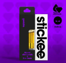 Photograph of product: Stickee - Live Resin x LQD Vape Cart - Grape Gas