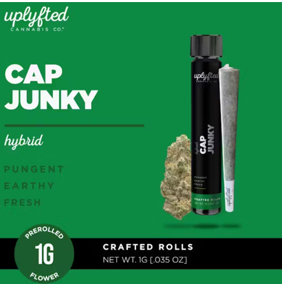 Photograph of product: Uplyfted - Cap Junky - Pre Roll - - Hybrid