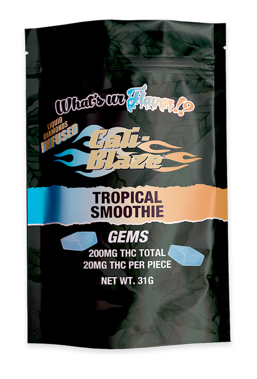 Photograph of product: Cali-Blaze | Tropical Smoothie | 200mg Gummies
