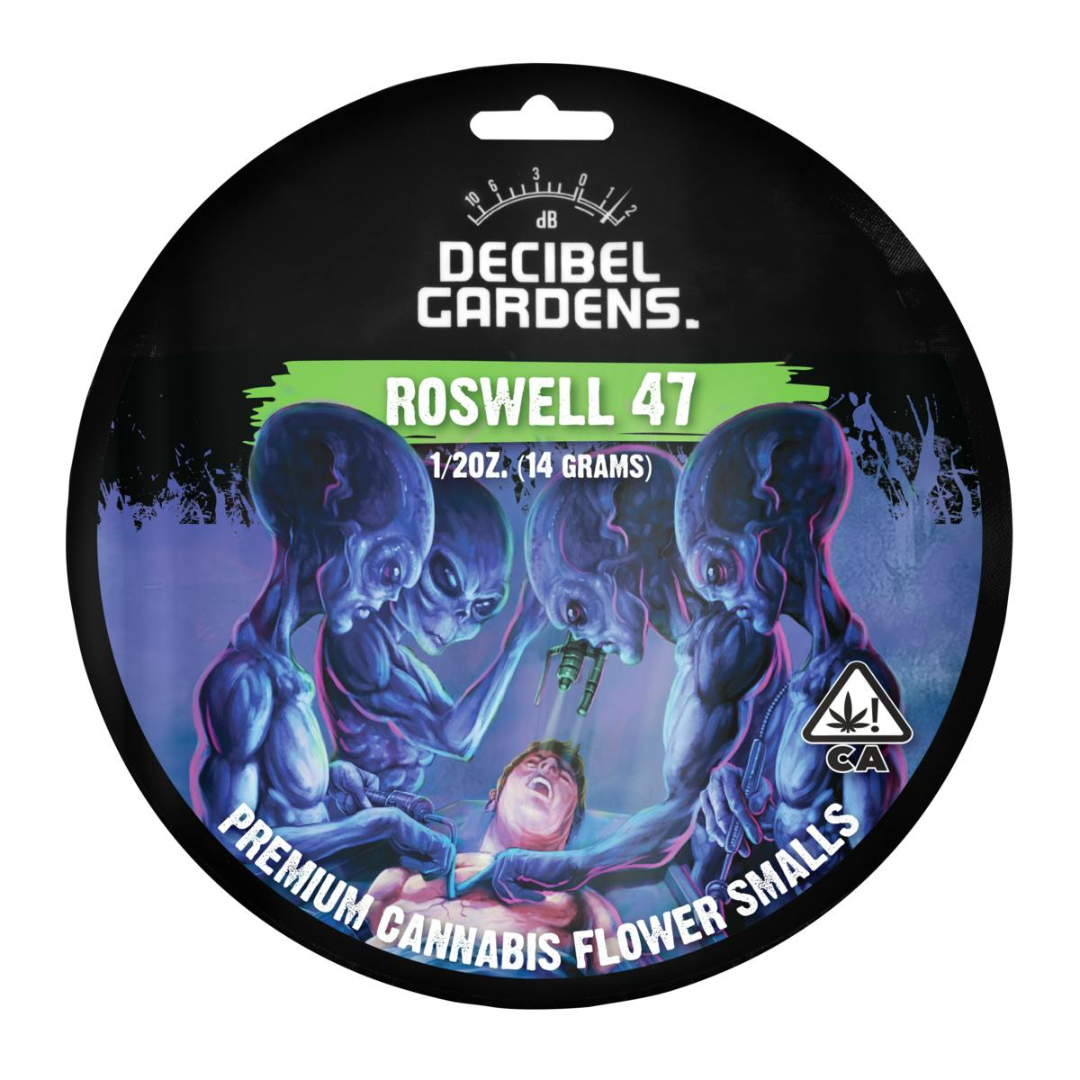 Photograph of product: Decibel Gardens - Roswell 47 (Hybrid) Flower 14g