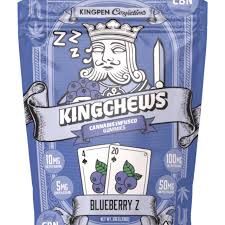 Photograph of product: [Kingroll] TH-oui/CBN Gummies - 100mg -Blueberry Z - 