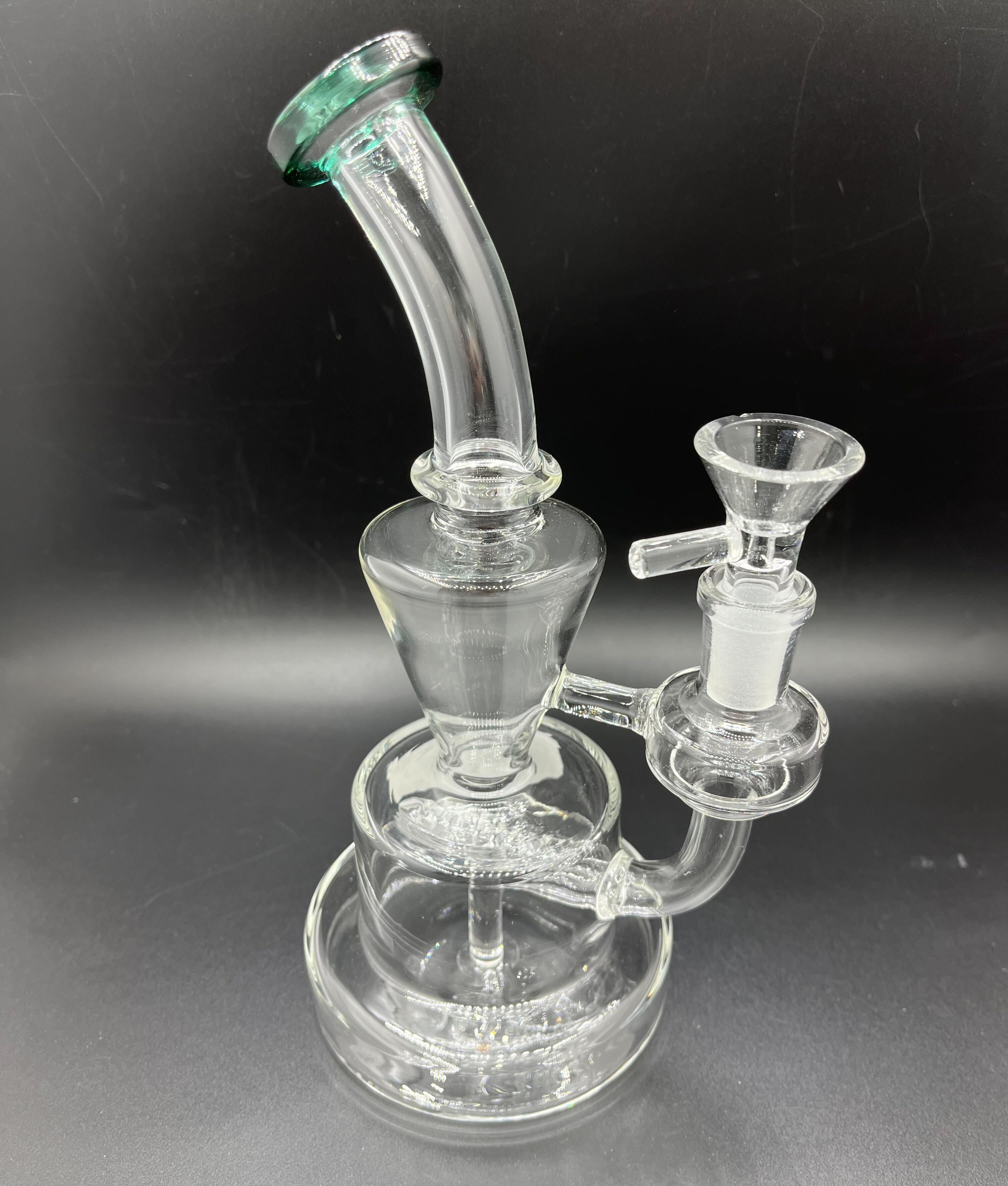 Photograph of product: Glass Bong | 8" True Color Inline Perc Water Pipe