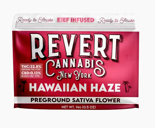 Photograph of Product: Hawaiian Haze Kief Infused Ground Flower | Sativa | Revert - 14g