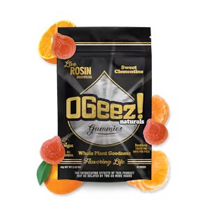 Photograph of product: OGeez! Naturals|Sweet Clementine Live Rosin 10pk/100mg