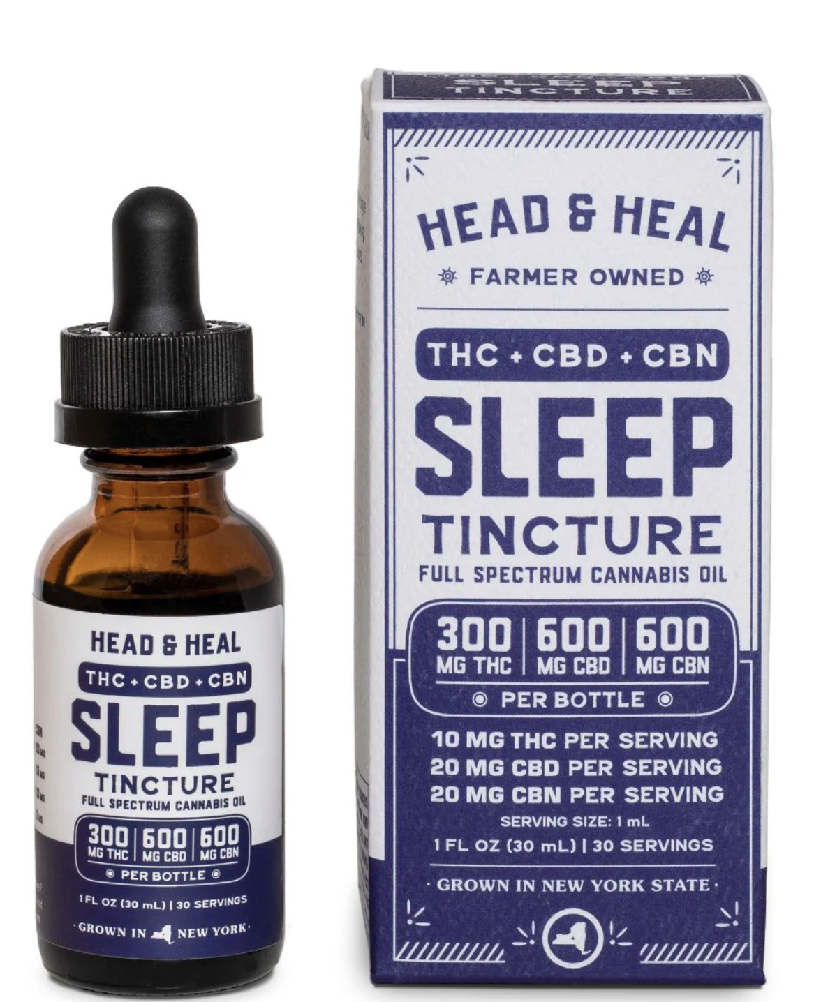 Photograph of product: Sleep Tincture - 300mg TH-oui 600mg CBD 600mg CBN