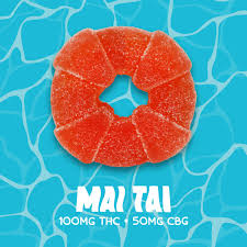Photograph of product: Buoyant Bob Mai Tai Gummy 2:1 TH-oui:CBG | 100mg
