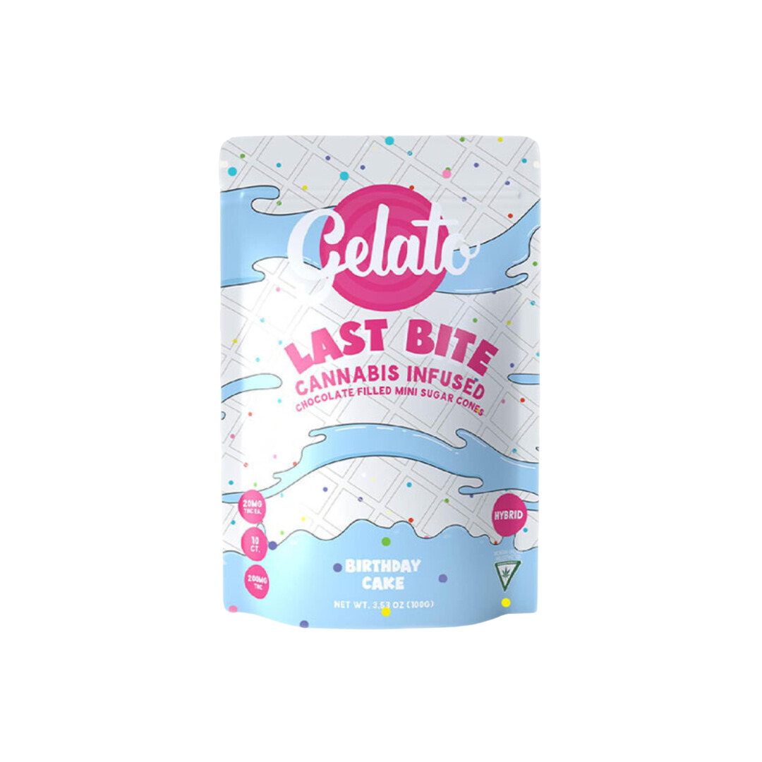 Photograph of product: Gelato - 200mg Last Bites - Birthday Cake