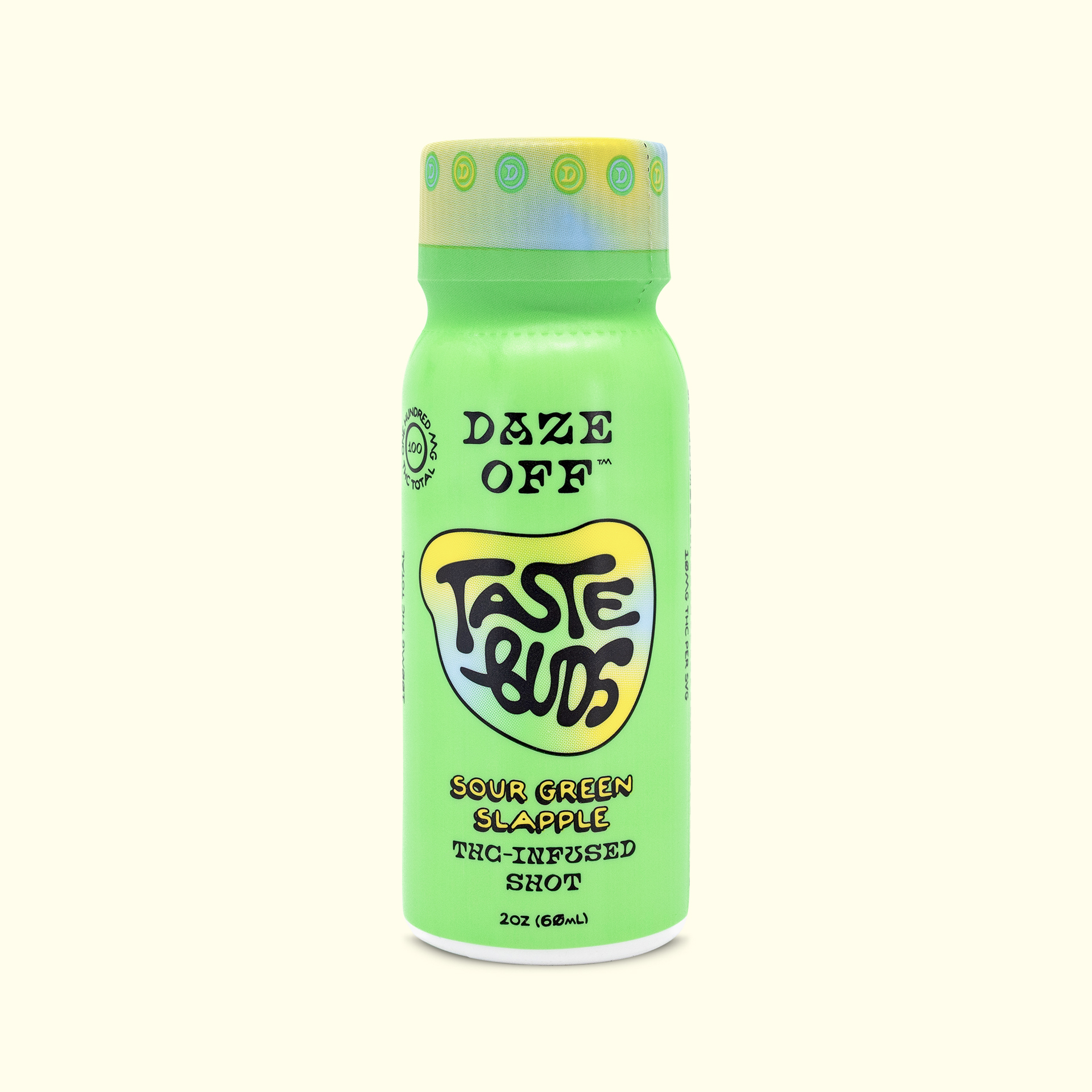 Photograph of product: DAZE OFF Drink 100mg: Sour Green Slapple