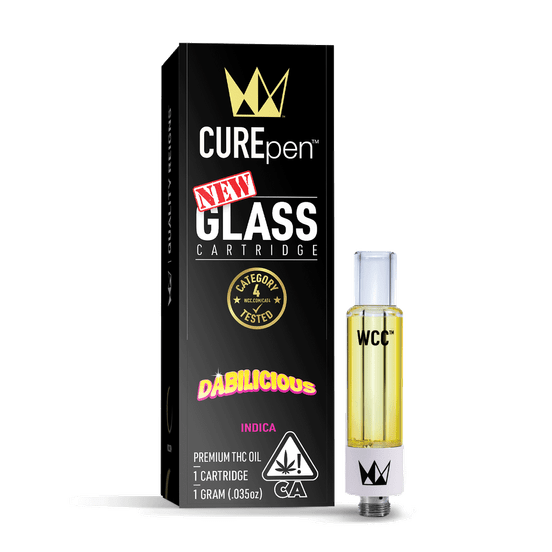 Photograph of product: Dabilicious CUREpen Cartridge - 1g - 