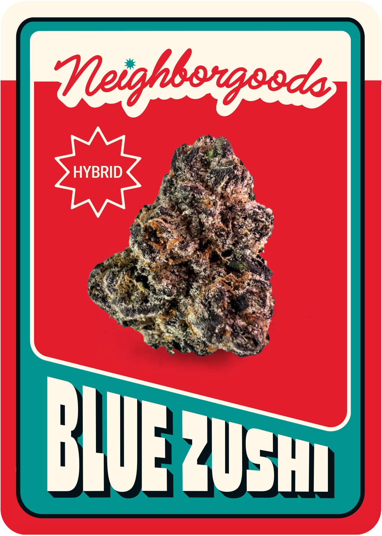 Photograph of product: Blue Zushi (Popcorn) | Hybrid | [5.66g]