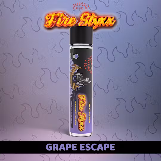 Photograph of product: Grape Escape (H) Infused "Fire Styxx" PRJ 1g