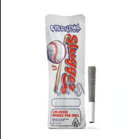 Photograph of product: SOUR TRIANGLE WOOKIES 1.5G LIVE RESIN INFUSED PREROLL