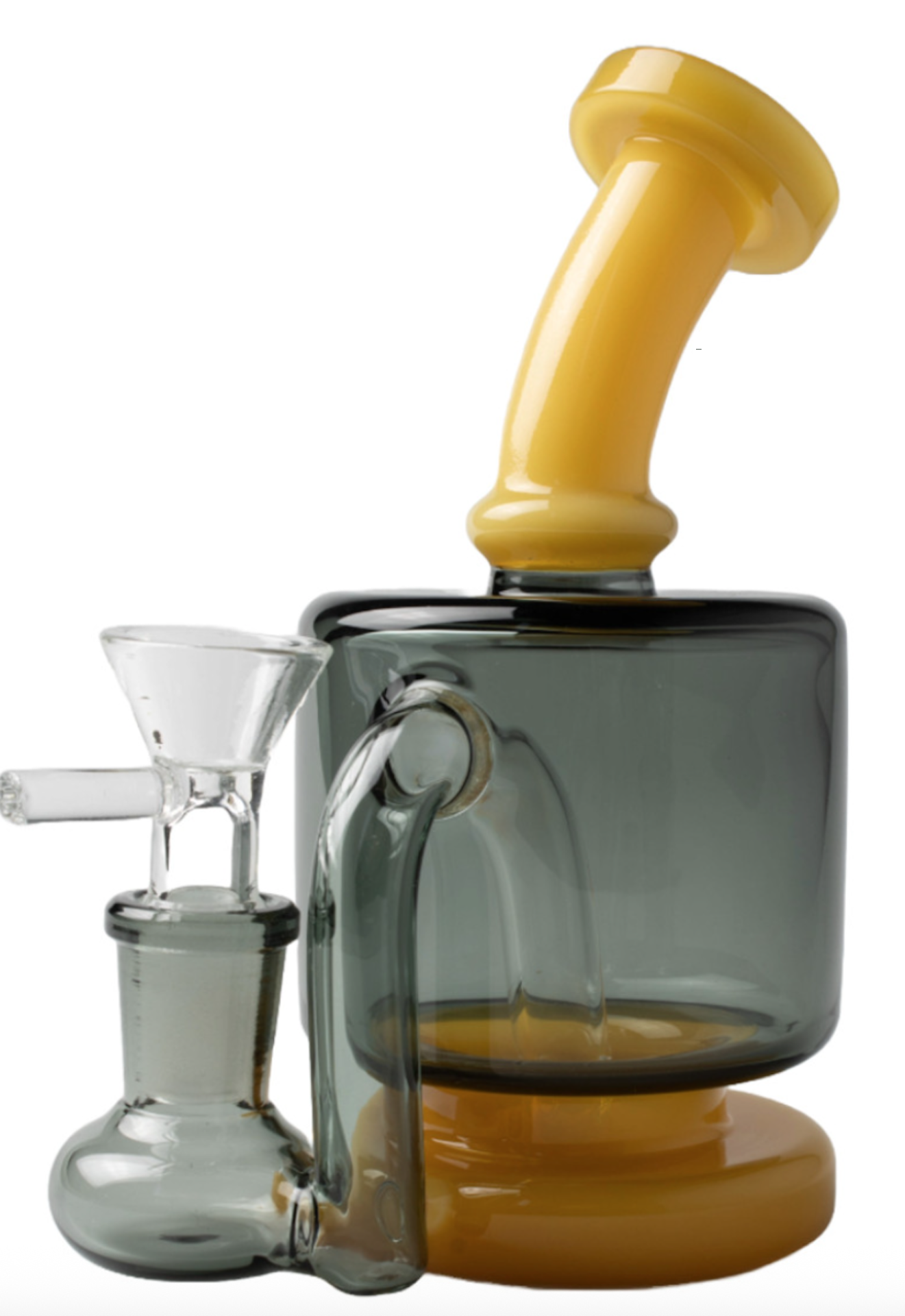 Photograph of product: Glass - 6" Two Tone Can Rig Bong
