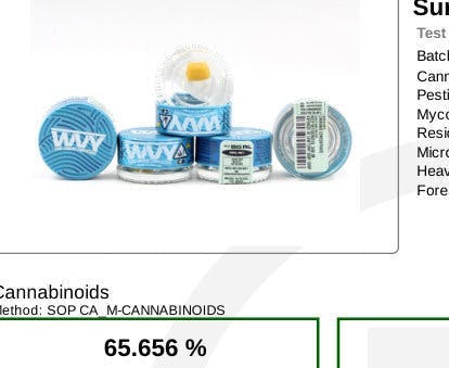 Photograph of product: WVY | Budder 1g | Slurricane Haze - 