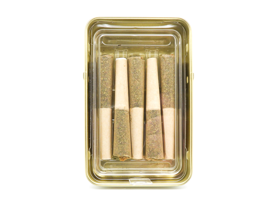 Photograph of product: NUEVO SHORTIES - Supreme Oreoz x Pineapple Donut - Infused Preroll Pack .35g x 5