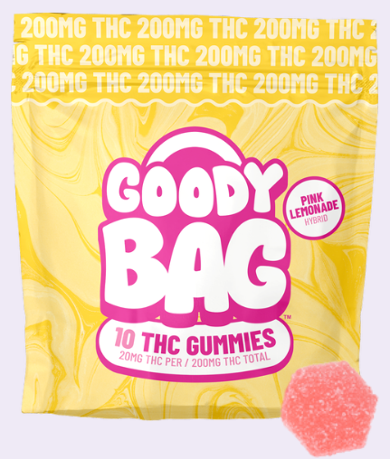 Photograph of product: Goody Bag - Pink Lemonade (200mg)