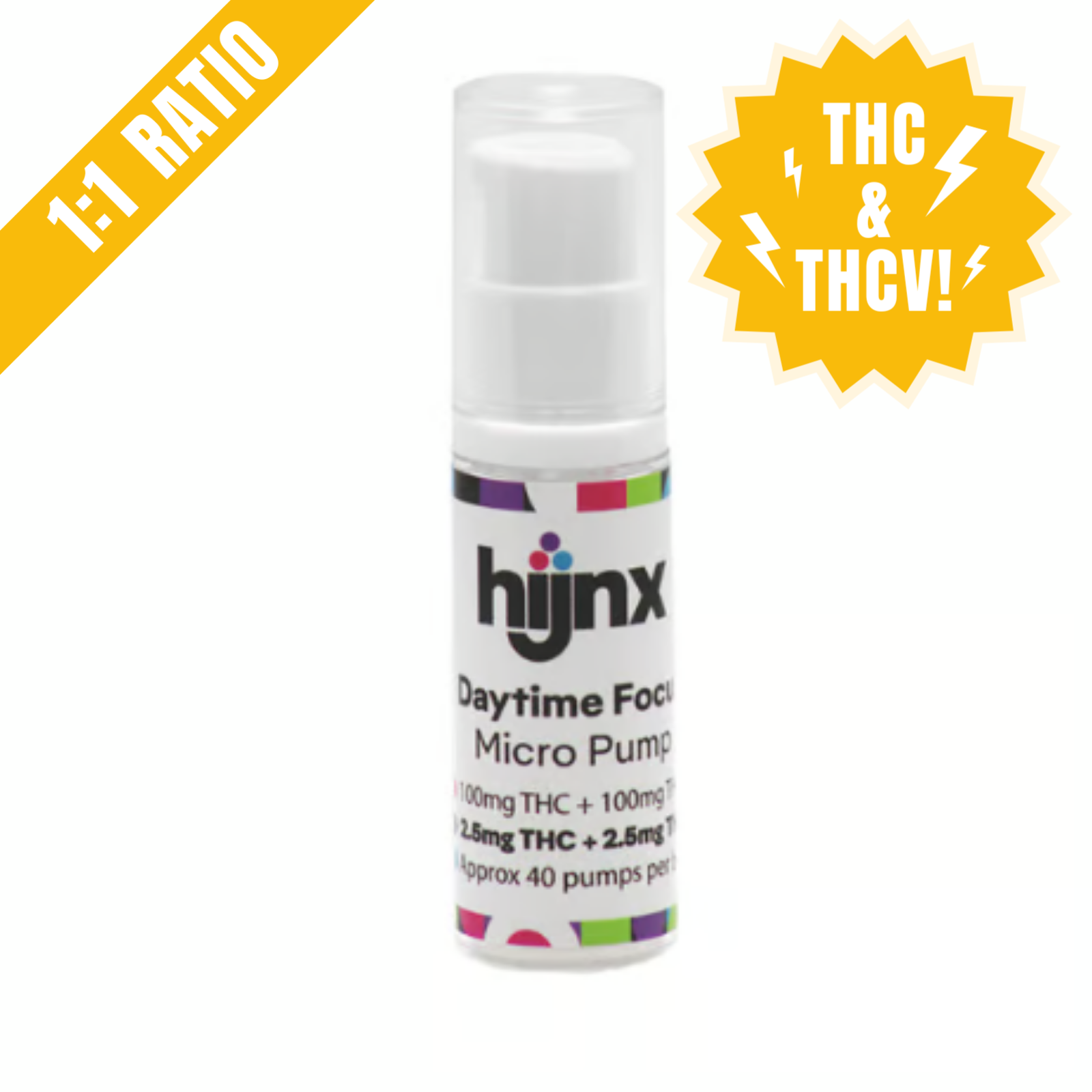 Photograph of product: DAYTIME FOCUS PUMP TINCTURE | 100MG 1:1
