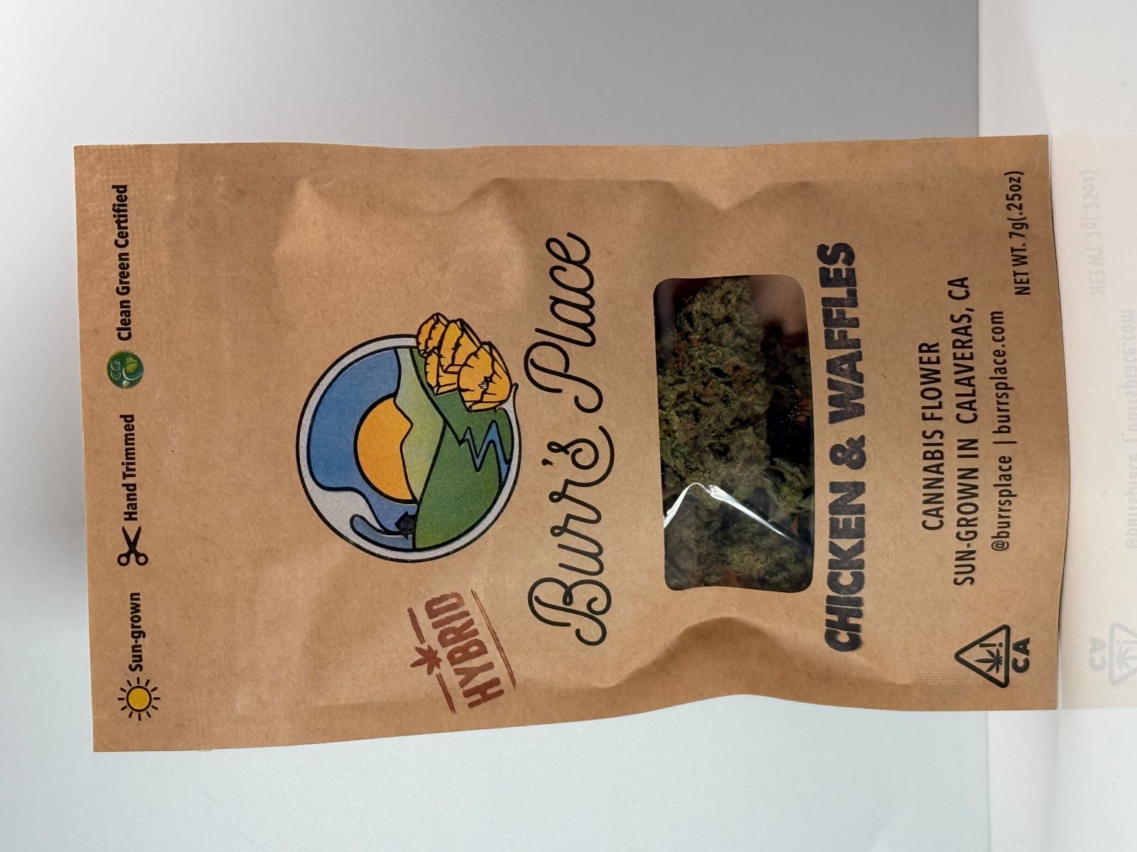 Photograph of product: Chicken & Waffles (H) | 14g Sungrown Flower